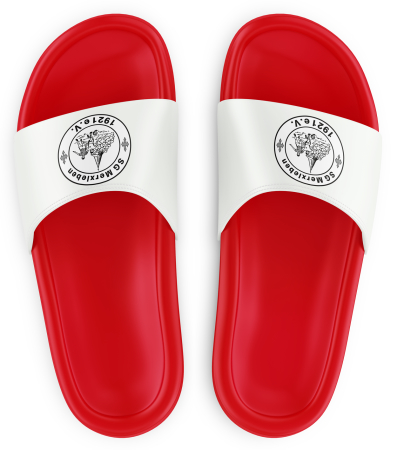 Badeschuhe | Logo | rot/weiß | SG Merxleben 1921