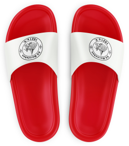 Badeschuhe | Logo | rot/weiß | SG Merxleben 1921