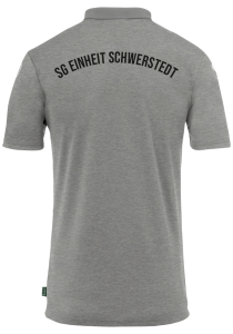 Poly Polo Shirt Kinder/Herren | Uhlsport Score 26 | dark grau melange/schwarz | SG Einheit Schwerstedt