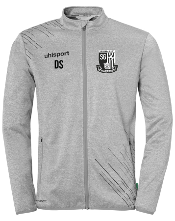 Classic Jacke Kinder/Herren | Uhlsport Score 26 | dark grau melange/schwarz | SG Einheit Schwerstedt