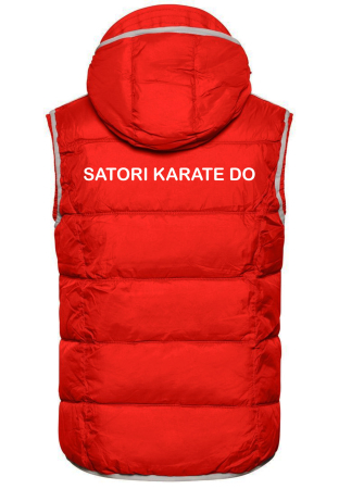 Steppweste | Herren | rot | Satori-Karate-Do e.V.