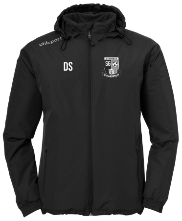 Coach Jacke | Uhlsport Essential | Kinder/Herren | schwarz | SG Einheit Schwerstedt