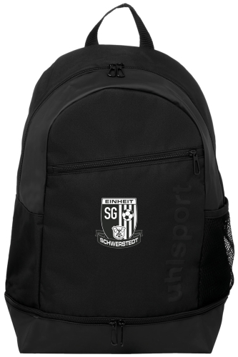 Rucksack mit Bodenfach | uhlsport Essential | schwarz | SG Einheit Schwerstedt