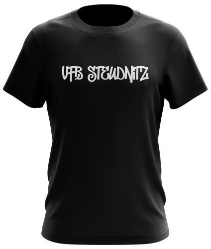 T-Shirt für Kinder/Herren | schwarz | Grafitti | VfB Steudnitz 1990 e.V.