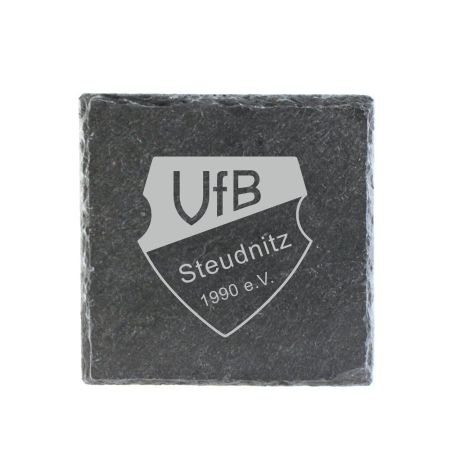 Untersetzer | Schiefer | Logo | VfB Steudnitz 1990 e.V.