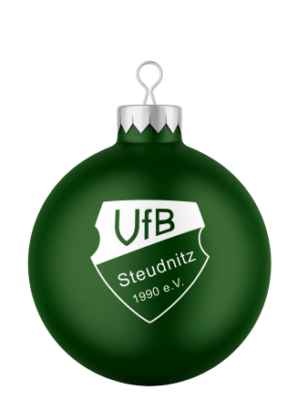 Weihnachtsbaumkugel | matt | Logo | VfB Steudnitz 1990 e.V.