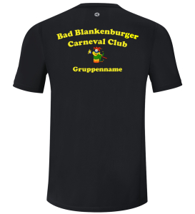 T-Shirt Run 2.0 Kinder/Herren | JAKO schwarz | Bad Blankenburger Carneval Club