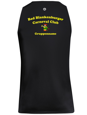 Tanktop Run 2.0 Kinder/Herren | JAKO schwarz | Bad Blankenburger Carneval Club