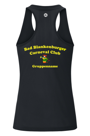 Tanktop Run 2.0 Damen | JAKO schwarz | Bad Blankenburger Carneval Club