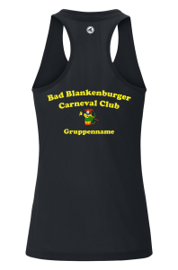 Tanktop Run 2.0 Damen | JAKO schwarz | Bad Blankenburger Carneval Club