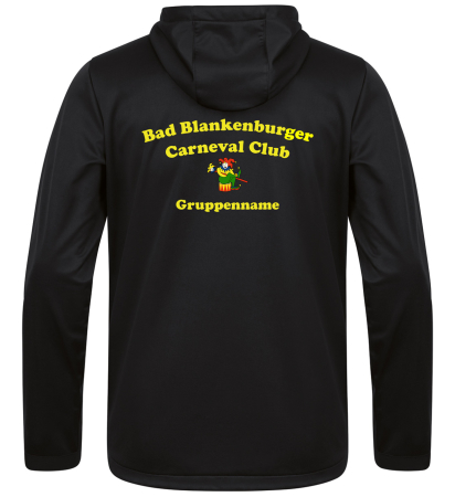 Softshelljacke Premium Kinder/Herren | JAKO schwarz | Bad Blankenburger Carneval Club