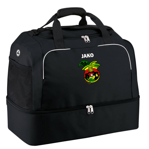 Sporttasche Classico mit Bodenfach | JAKO schwarz | Bad Blankenburger Carneval Club