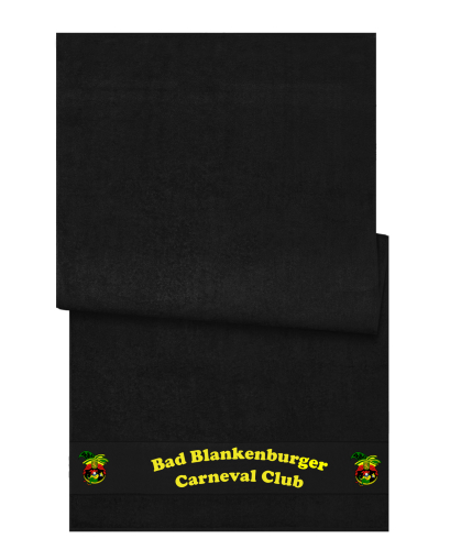 Handtuch | Logo | schwarz | Bad Blankenburger Carneval Club