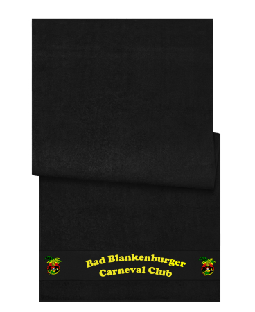 Handtuch | Logo | schwarz | Bad Blankenburger Carneval Club