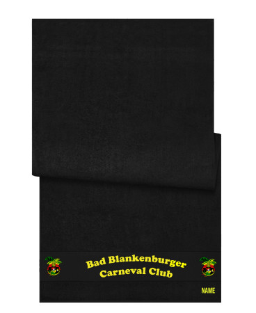 Handtuch | Logo | schwarz | Bad Blankenburger Carneval Club