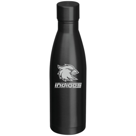 Isolierflasche | Edelstahl | matt | schwarz | 500ml |...