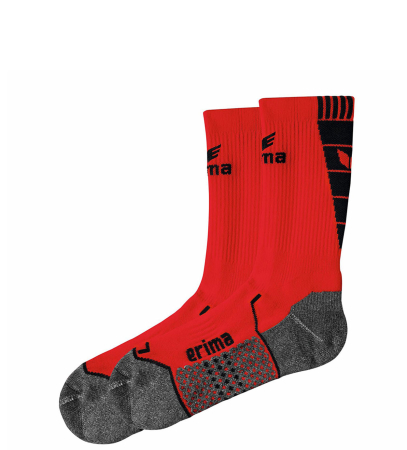 Trainingssocken | Erima | Unisex rot/schwarz