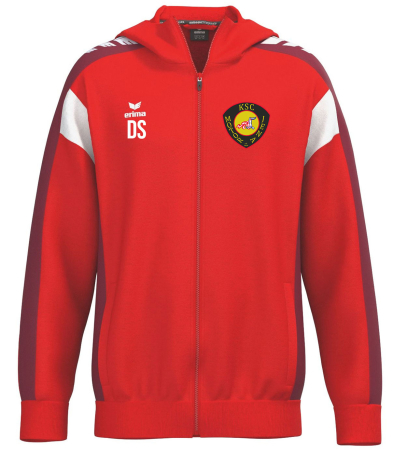 Trainingsjacke mit Kapuze | ERIMA Celebrate 125 | Kinder/Herren | red/new bordeaux | KSC Motor Jena e.V.
