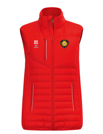 Pufferweste Damen | ERIMA, rot | KSC Motor Jena e.V.