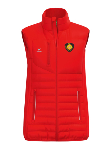 Pufferweste Damen | ERIMA, rot | KSC Motor Jena e.V.