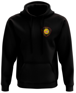 Hoodie Unisex/Kinder | Built your Brand | Logo klein schwarz | KSC Motor Jena e.V.