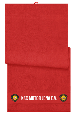 Badetuch | Strandtuch | rot | KSC Motor Jena e.V.