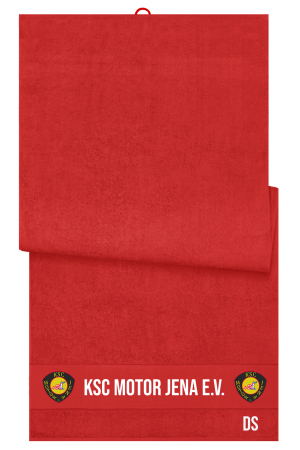 Badetuch | Strandtuch | rot | KSC Motor Jena e.V.