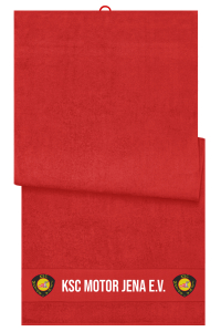 Badetuch | Strandtuch | rot | KSC Motor Jena e.V.