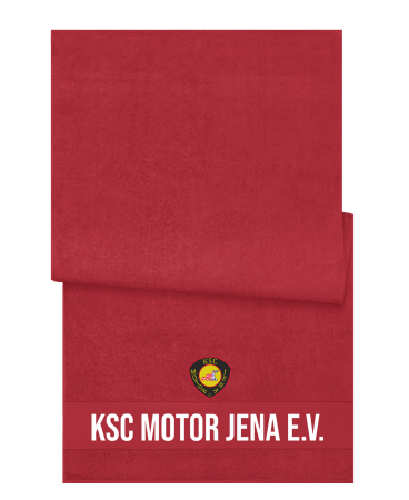 Handtuch | rot | KSC Motor Jena e.V.