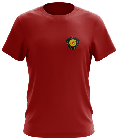 T-Shirt für Kinder/Herren | rot | Logo klein | KSC...
