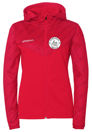 Multi Hood Jacke | Uhlsport | Progressive 28 | Damen | rot | SG Merxleben 1921