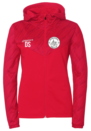 Multi Hood Jacke | Uhlsport | Progressive 28 | Damen | rot | SG Merxleben 1921