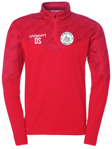 1/4 Zip Top | Uhlsport | Progressive 28 | Kinder/Herren | rot | SG Merxleben 1921