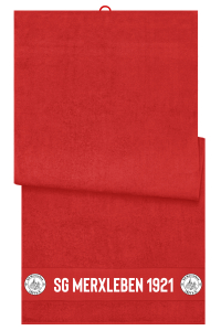 Badetuch | Strandtuch | rot | SG Merxleben 1921