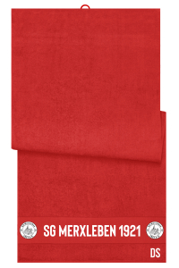 Badetuch | Strandtuch | rot | SG Merxleben 1921