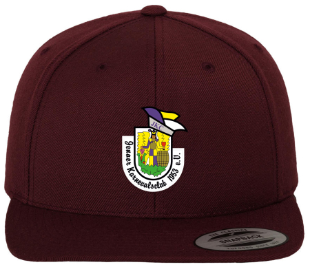 Basecap Snapback | maroon | Jenaer Karnevalsclub 1953 e.V.