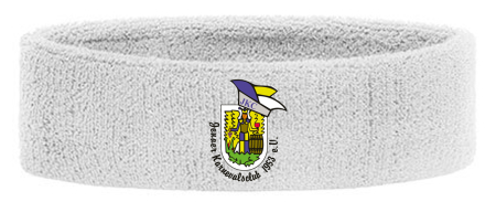 Stirnband | weiss | Logo | Jenaer Karnevalsclub 1953 e.V.