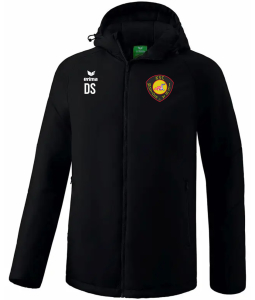 Winterjacke für Kinder/Herren | ERIMA Team, schwarz | KSC Motor Jena e.V.
