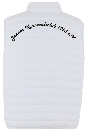 Bodywarmer | Herren | weiss | Jenaer Karnevalsclub 1953 e.V.