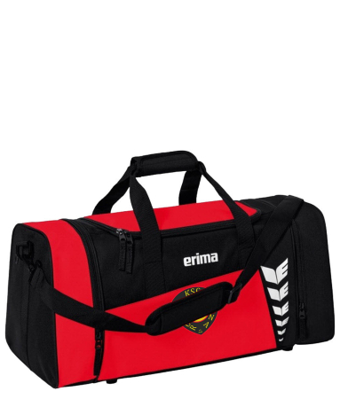 Sporttasche | Erima Six Wings | rot/schwarz | KSC Motor...