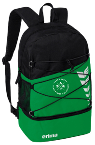 Rucksack | Erima Six Wings | smaragd/schwarz | TSSC Erfurt e.V.