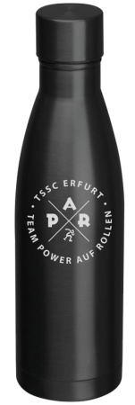 Edelstahlflasche | vakuumisoliert | matt schwarz | 500ml | TSSC Erfurt e.V.
