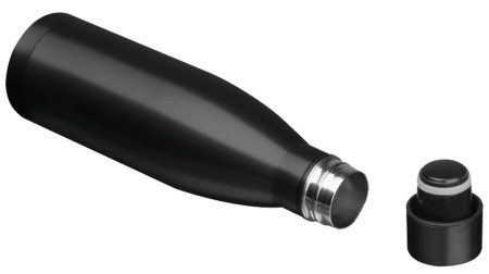 Edelstahlflasche | vakuumisoliert | matt schwarz | 500ml | TSSC Erfurt e.V.