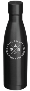 Edelstahlflasche | vakuumisoliert | matt schwarz | 500ml | TSSC Erfurt e.V.