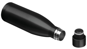 Edelstahlflasche | vakuumisoliert | matt schwarz | 500ml | TSSC Erfurt e.V.