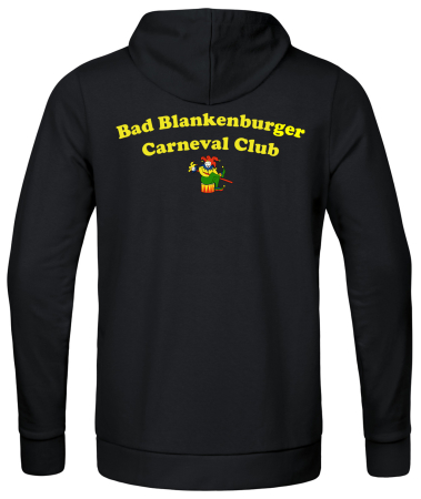 Kapuzenjacke | JAKO | Kinder/Herren | schwarz | Bad Blankenburger Carneval Club