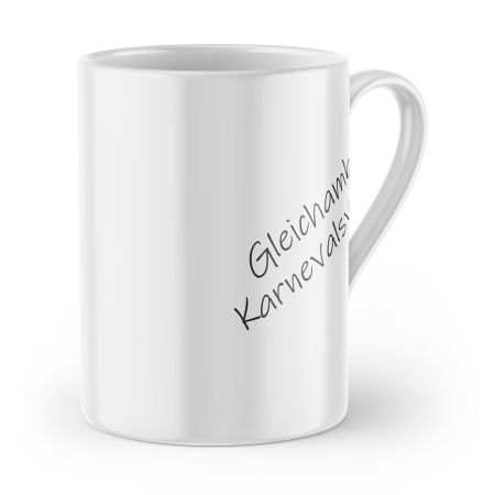 Keramiktasse | Wappen | weiß | Gleichamberger...