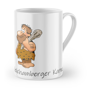 Keramiktasse | Kelte | weiß | Gleichamberger Karnevalsverein e.V.