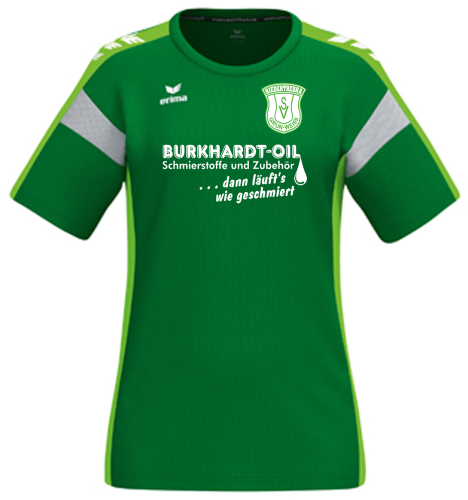 T-Shirt Function | Erima Celebrate 125 | Damen | smaragd/green gecko | SV Grün-Weiss Niedertrebra