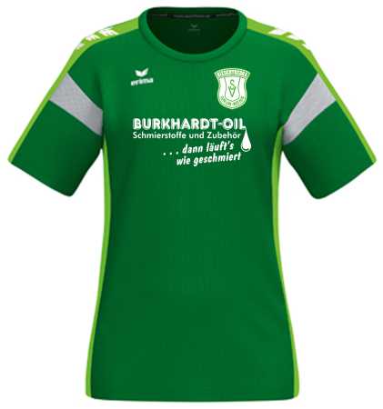 T-Shirt Function | Erima Celebrate 125 | Damen | smaragd/green gecko | SV Grün-Weiss Niedertrebra